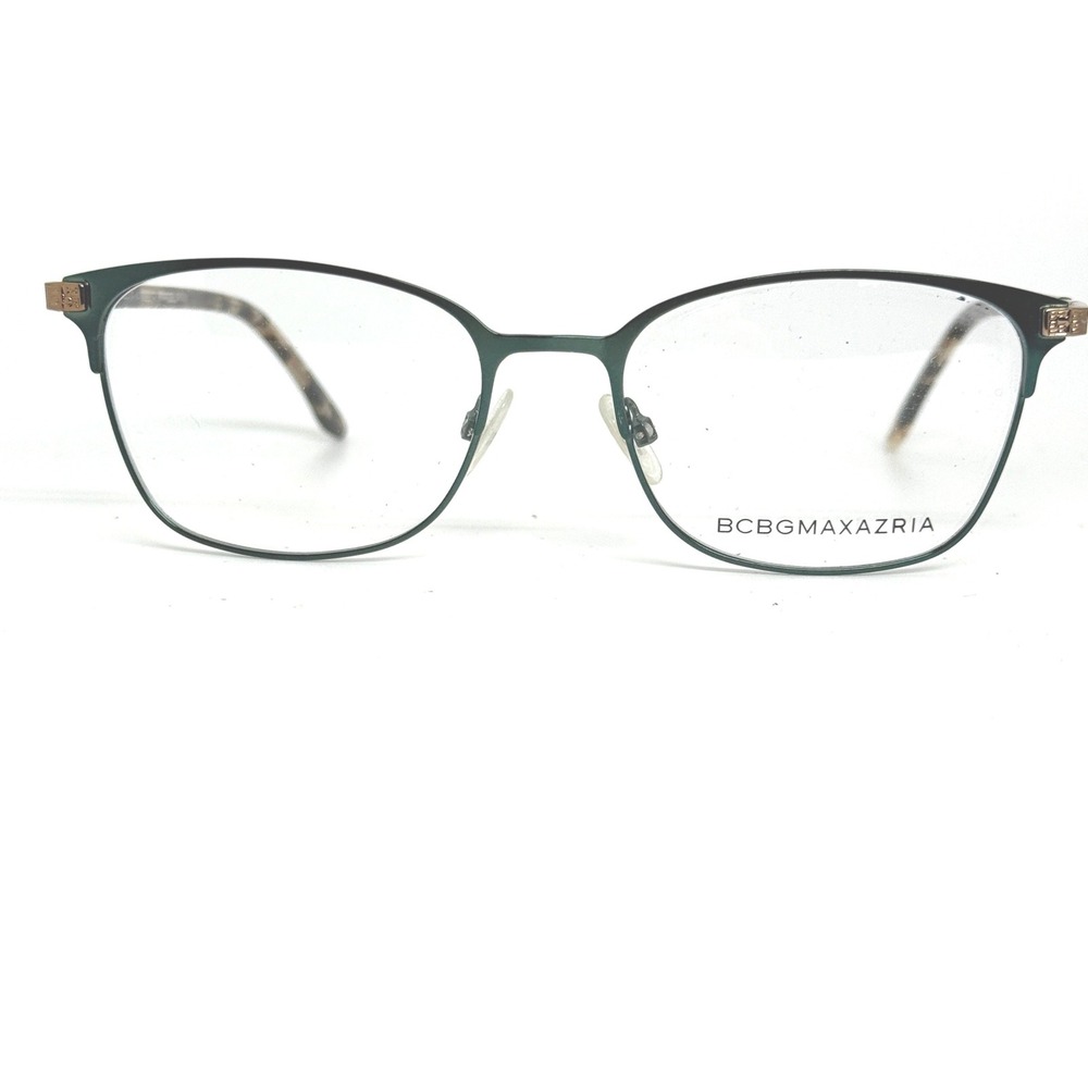 BCBGMAXAZRIA Annalise Green Metal Cat Eye Eyeglasses Frame Women L135mm‎ 21314